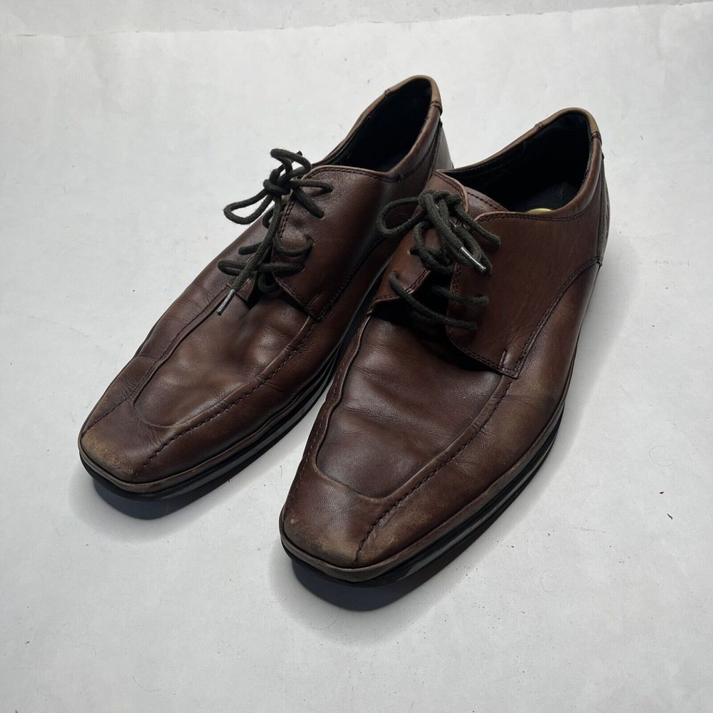 Kenneth Cole New York Men's Walk 2 Work Oxford Brown 10 Shoes